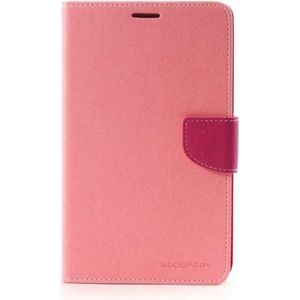 Goospery Fancy Diary-serie (Galaxy Tab 3 7.0 (2013)), Tablethoes, Roze, Roze
