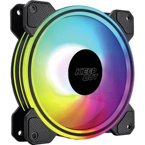 KeepOut XFC-120DR (120 mm), PC ventilator, Zwart