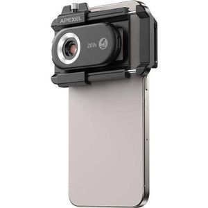 Apexel - APL-MS200 - Smartphone Accessoire - Lens voor Telefoon - Zoom 200x