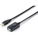 Goobay Actieve USB 2.0 verlengkabel, zwart