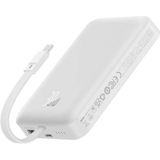 Baseus Powerbank Magnetic Mini 10000mAh 30W MagSafe (wit) (10000 mAh, 30 W, 30 Wh), Powerbank, Wit, Blauw