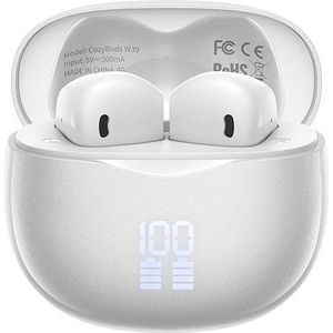 Remax TWS W39 WEISS Bluetooth-Kopfhörer (6 h, Draadloze), Koptelefoon, Wit