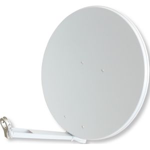 Televes Aluminium reflector Classic Line 75x80cm wit S760CL-W (Parabolische antenne, 38.20 dB, DVB-S / -S2), SAT Spiegels + SAT Antennes, Wit