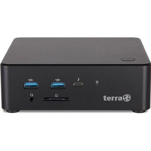 Wortmann TERRA PC-Micro 6000C GREENLINE (500 GB, 17 GB, Intel Core i5-1334U, Intel Iris Graphics), PC, Zwart