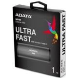 Adata SE760 SSD 256 GB (256 GB), Externe SSD, Grijs