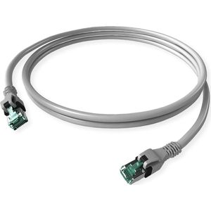 Sacon DualBoot PushPull IP20 patchkabel (PiMF, CAT6a, 1 m), Netwerkkabel