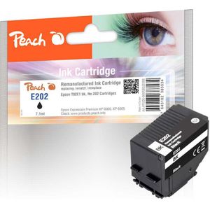Peach PI200-668 inktcartridge 1 stuk(s) Compatibel Normaal rendement Zwart