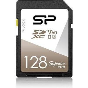 Silicon Power geheugenkaart SDXC Superior Pro UHS-II (SDXC, 128 GB, U3, UHS-II), Geheugenkaart