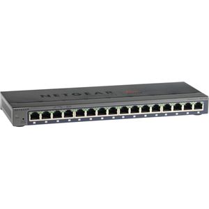 NETGEAR GS116E Managed L2 Gigabit Ethernet (10/100/1000) Zwart