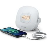 MUSE ML-198 - Lichtwekker - CR - FM PLL Radio - Dubbel Alarm - LED-Verlichting
