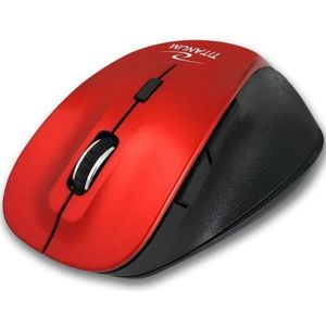Titanum - Fornax - Draadloze Muis - Rood
