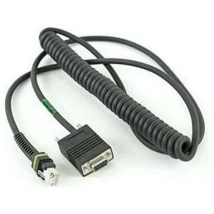 Zebra Kabel RS-232, 2,8m, opgerold, Accessoires voor barcodescanners