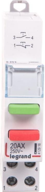 Legrand - Serie - Installatiedrukknop - Rood - 20 A - 250 V