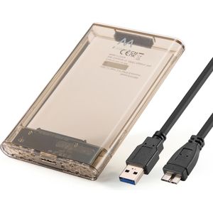 Ewent EW7069 (2.5"), Harddisk behuizing, Transparant