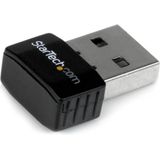 StarTech.com USB 2.0 300 Mbps Mini draadloos-N netwerkadapter 802.11n 2T2R wifi-adapter