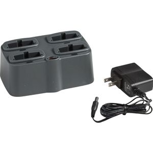 Brady CRA-A274-P1-C286, Quad Bay batterijoplaadstation voor CR2700 barcodescanner, Accessoires voor barcodescanners