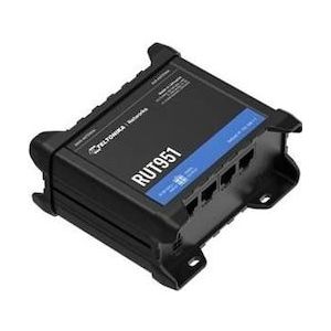Teltonika NETWORKS RUT951 DUAL SIM 4G/LTE/3G/2G WiFi router, Router, Zwart