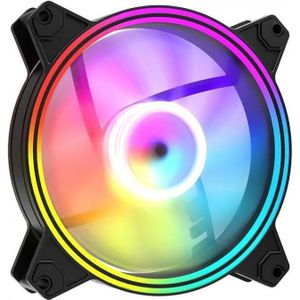 Modecom Volcano Apex 120 Argb Schwarzer Lüfter (120 mm, 1 x), PC ventilator, Zwart