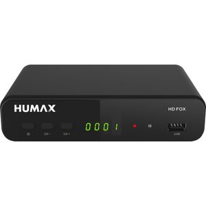 Humax HD Fox Kabel Satelliet (0.01 GB), TV-ontvanger, Zwart