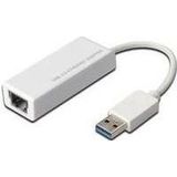 MicroConnect - Netwerkadapter - Wit - USB 3.0 - RJ45/LAN