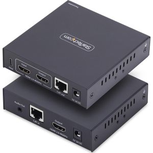 StarTech IP HDMI KVM Extender, KVM schakelaars, Zwart
