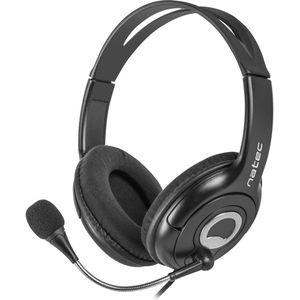 Natec NSL-1178 Headphones - Microfoon - Dynamisch - Zwart