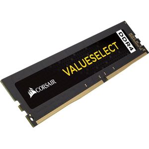 Corsair ValueSelect (1 x 16GB, 2666 MHz, DDR4 RAM, DIMM 288 pin), RAM, Zwart