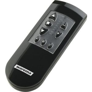 Warema 2035341 EWFS handzender 8-kanaals zwart (Apparaat-specifieke afstandsbediening, Radiofrequentie (RF)), Afstandsbediening, Zwart