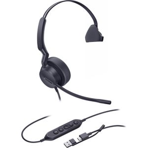 Yealink - UH 42 Serie - Kantoorheadset - Zwart - Bedraad - USB-A