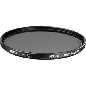 Hoya HMC NDX4 filter (55 mm, ND / grijsfilter, 58 mm), Lensfilter, Zwart