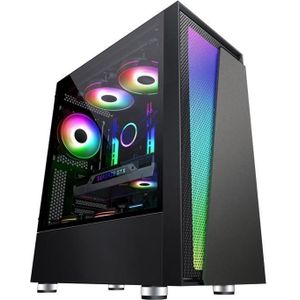 Blackstar Artemis 3705 ATX Case with Window, Black (ATX), PC-behuizing, Zwart