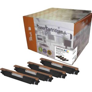Peach 111739 tonercartridge 4 stuk(s) Zwart