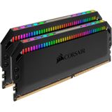Corsair Dominator Platinum DDR4 werkgeheugen kit 2 x 8 GB. 3200MHz RGB