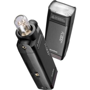 Godox AD200 Pro (Bevestigbare flitser), Flitser, Zwart