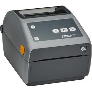 Zebra ZD621d, 12 dots/mm (300dpi), RTC, USB, USB-host, RS232, BT (BLE), Ethernet, grijs (300 dpi), Labelprinter, Grijs