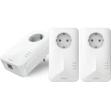 STRONG - Powerline 1000 - PowerLAN-adapterset - 3 Stuks - 100 Mbit/s