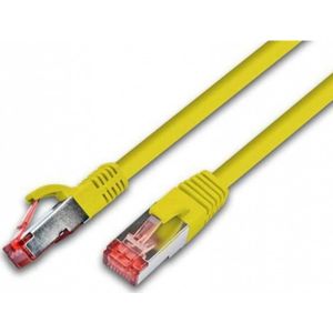 Wirewin Patchkabel: S/FTP, 4m, geel (S/FTP, CAT6a, 4 m), Netwerkkabel