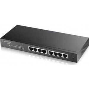 Zyxel GS1900-8-EU0102 (8 Havens), Netwerkschakelaar, Zwart