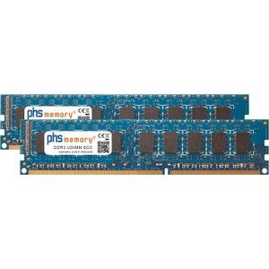 PHS-memory 16GB (2x8GB) Kit RAM-geheugen voor Netgear ReadyNAS RN 31843D DDR3 UDIMM ECC 1600MHz PC3L-12800E (Netgear ReadyNAS RN 31843D, 2 x 8GB), RAM Modelspecifiek