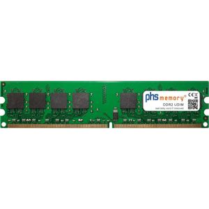PHS-memory 2GB RAM-geheugen voor Dell OptiPlex 760 USFF (Ultra Small Form Factor) DDR2 UDIMM 800MHz PC2-6400U (Dell OptiPlex 760 USFF (Ultra Small Form Factor), 1 x 2GB), RAM Modelspecifiek