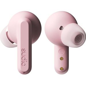 Sudio Hoofdtelefoon A3 Pro Roze In-Ear True Wireless (ANC, 25 h, Draadloze), Koptelefoon, Roze