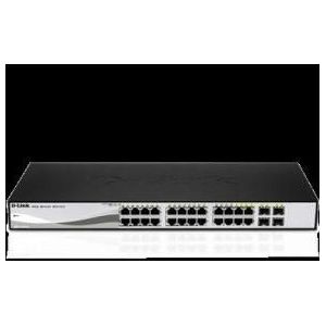 D-Link DGS-1210-20, Gigabit Smart Switch met 16 10/100/1000Base-T poorten en 4 Gigabit MiniGBIC (SFP), Schakeldoos