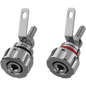 Monacor LS pool klemmenpaar, Luidsprekeronderdelen, Rood