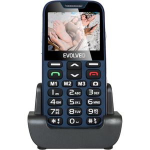 Evolveo EasyPhone XD (2.3&quot;) Blauwe Seniorentelefoon (2.30"", 1.30 Mpx, 2G), Sleutel mobiele telefoon, Blauw