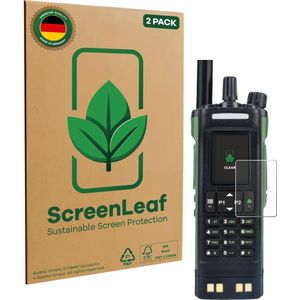 ScreenLeaf Schutzfolie für Baofeng DM-32 nachhaltiger Displayschutz Display Schutz Folie Klar Transparent, Accessoires voor portofoons