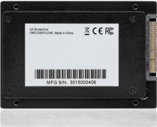 OWC - ShuttleOne - 500 GB - NVMe U.2 Solid-State Drive - Zwart - Metalen Behuizing