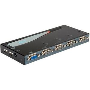 Roline KVM Switch "Desktop", KVM schakelaars, Zwart