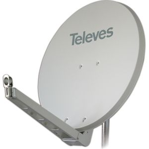 Televes S75QSD-W. Ingangsfrequentiebereik: 10,7 (Parabolische antenne, 38.50 dB, VHF / MW / LW), SAT Spiegels + SAT Antennes, Wit