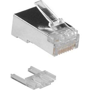 ACT RJ45 (8P/8C) CAT6 shielded modulaire connector for round cable with solid or standed conductors. ..., Server accessoires