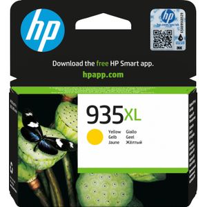 HP 935XL High Yield Yellow Original Ink Cartridge inktcartridge 1 stuk(s) Origineel Hoog (XL) rendement Geel